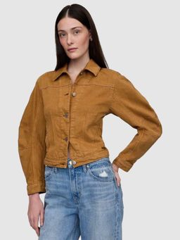GAP - Women's Brown Solid Jacket