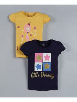 PLUM TREE - Little Princess Print T-Shirt (Pack Of 2)