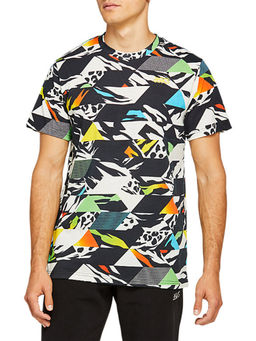 ASICS - Jsy Aop Ss Off White Mens T-shirts