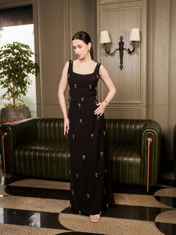 Sainy Garg Couture - Cathedral Black Co-Ord Set