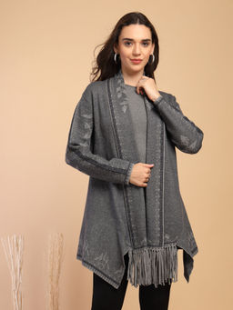 Gipsy - Grey Woman Stylish and Cozy Winter Cape