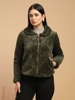 Gipsy - Olive Regular Fit Woman Stylish and Cozy Winter Jacket