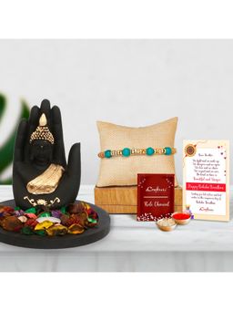 eCraftIndia - Pearls, Diamond Designer Rakhi, Buddha Tea Light Holder, Roli Chawal