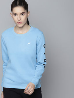Alcis - Women Blue Printed Sweatshirt