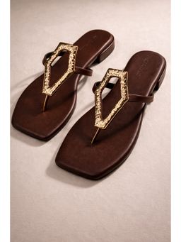 drunch - Women Brown Flats