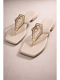 drunch - Women Off White Flats