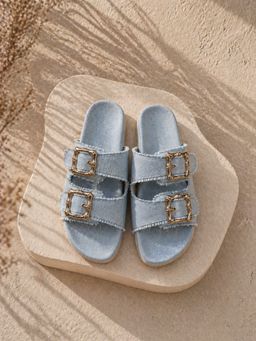 drunch - Women Blue Sandals