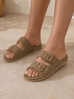 drunch - Women Khaki Sandals