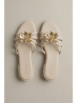 drunch - Women Off White Block Heels
