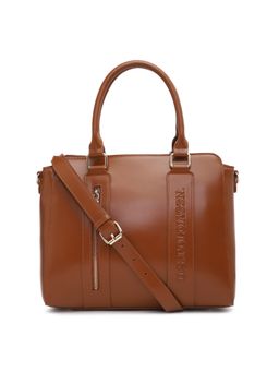 U.S. POLO ASSN. - April Tan satchel Handbag with Detachable Sling Strap