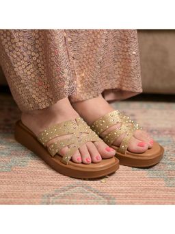 Coral Haze - Isra Women Brown Sandals