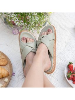 Coral Haze - Garden Women Blue Sandals