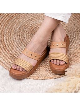 Coral Haze - Frea Women Brown Sandals