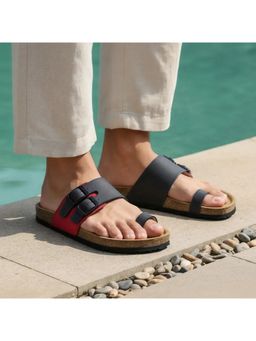 Coral Haze - Men Navy Blue Alex Sandals