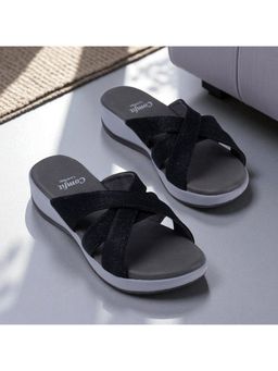 Coral Haze - Glide Women Black Sandals