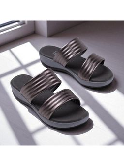 Coral Haze - Misty Black Sandals