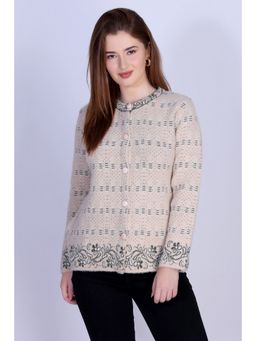 Montrex - Woolen Brown Stylish Cardigan