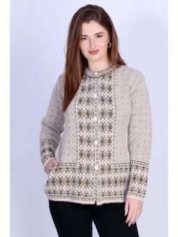 Montrex - Woolen Brown Stylish Cardigan