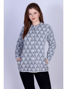 Montrex - Woolen Grey Stylish Cardigan