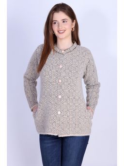 Montrex - Woolen Brown Stylish Cardigan