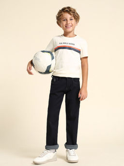 U.S. POLO ASSN. - Kids Boys Straight Fit Black Jeans