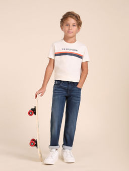 U.S. POLO ASSN. - Kids Boys Slim Fit Blue Jeans