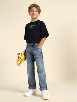 U.S. POLO ASSN. - Kids Boys Straight Fit Blue Jeans