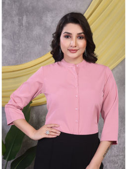 FITHUB - Pink Feminine New Style Formal Shirt