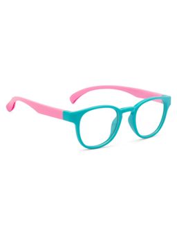 ROYAL SON - Kids Round Silicon Sky Blue Pink Boys Girls Spectacle Frame SFKID0052-C3 (41)