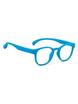 ROYAL SON - Kids Round Silicon Blue Boys Girls Spectacle Frame SFKID0052-C4 (41)