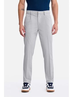 Snitch - Light Grey Washed Slim Chinos