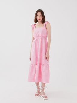 LC WAIKIKI - Pink Checkered Dress