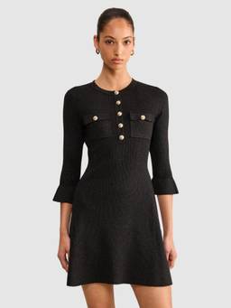 Forever New - Emelia Lurex Knit Mini Dress