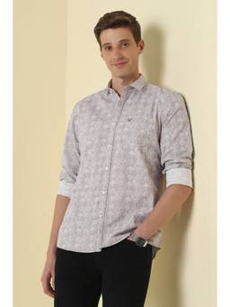 Allen Solly - Men Pink Cotton Collar Neck Shirt