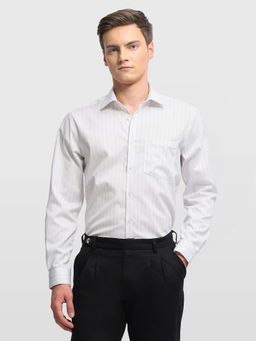 Arrow - Men White Cotton Collar Neck Shirt