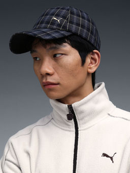 Puma - Unisex Black Solid/Plain Cotton Cap