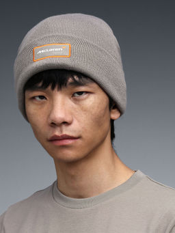 Puma - Unisex Beige Solid/Plain Acrylic Cap