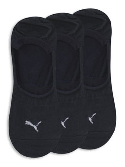Puma - Unisex Blue Solid/Plain Cotton Pair Of Socks (Pack of 3)