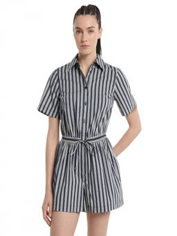 Michael Kors - Blue Striped Playsuit