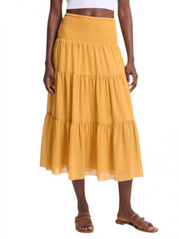 Michael Kors - Yellow Ruffled Maxi Skirt