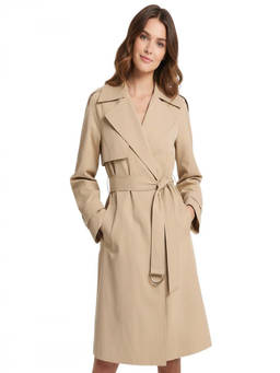 Michael Kors - Khaki Belted Trench Coat
