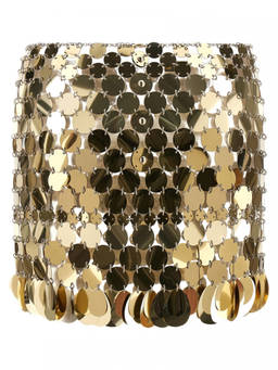RABANNE - Gold Jupe Skirt
