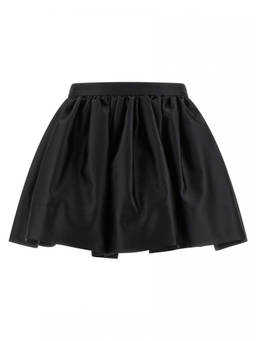 RABANNE - Black Satin Skirt