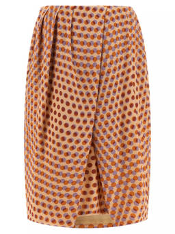 Dries Van Noten - Multi-Color Saronga Bis Skirt