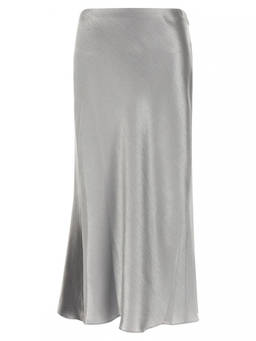 TORY BURCH - Grey Satin Skirt (31)