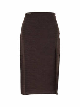 JACQUEMUS - Brown Notte Midi Skirt (28)