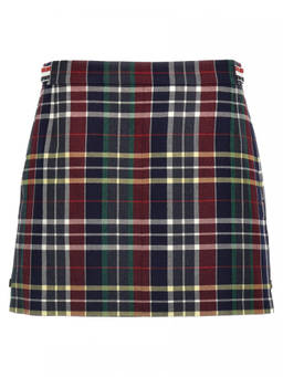 Thom Browne - Multi-Color Tartan Twill Skirt