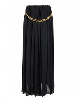 Balenciaga - Black Technical Crepe Pleated Skirts