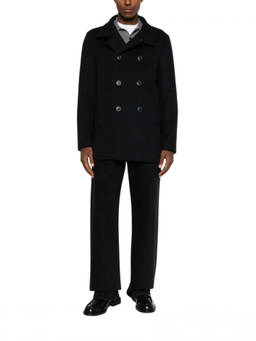 Herno - Black Double Breasted Coat