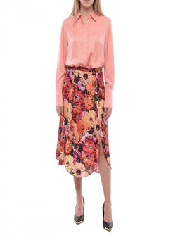 Stella McCartney - Multi-Color Floral Midi Skirt